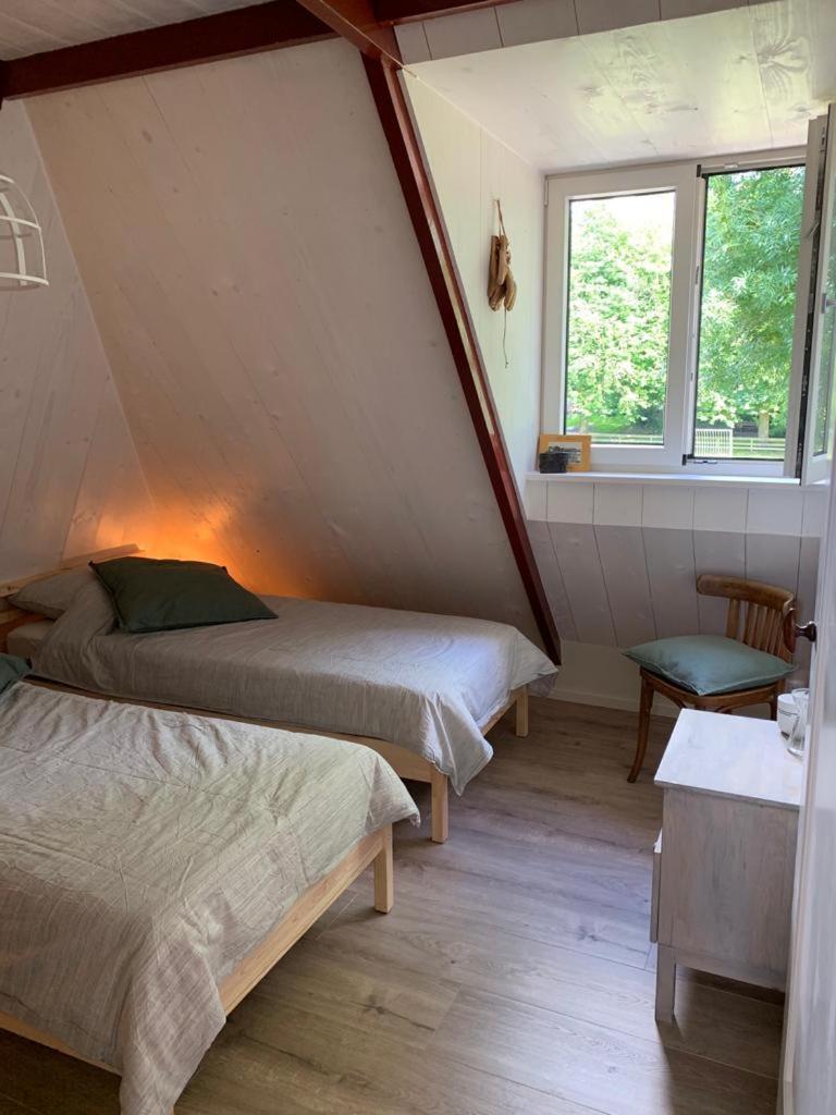 Vakantiehuis In Friesland Voor De Hele Familie Huns ภายนอก รูปภาพ